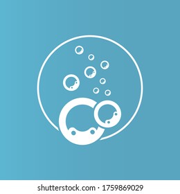 Bubble  icon vector illustration design template