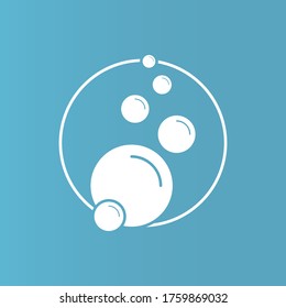 Bubble  icon vector illustration design template