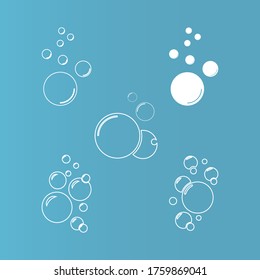 Bubble  icon vector illustration design template