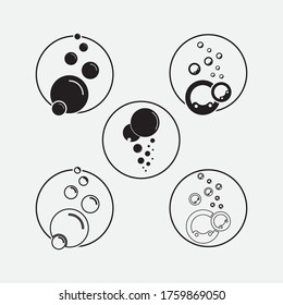 Bubble  icon vector illustration design template