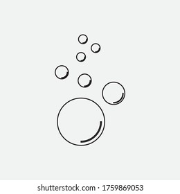 Bubble  icon vector illustration design template