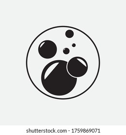 Bubble  icon vector illustration design template