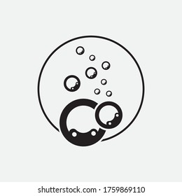 Bubble  icon vector illustration design template