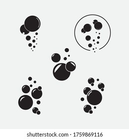 Bubble  icon vector illustration design template