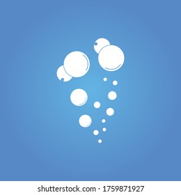 Bubble  icon vector illustration design template