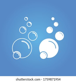 Bubble  icon vector illustration design template
