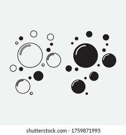 Bubble  icon vector illustration design template