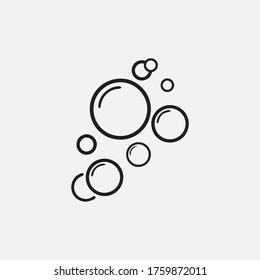 Bubble  icon vector illustration design template