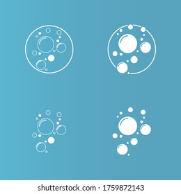 Bubble  icon vector illustration design template