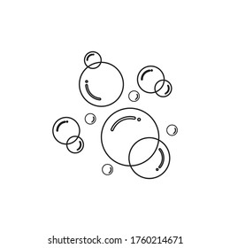 Bubble  icon vector illustration design template
