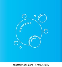 Bubble  icon vector illustration design template