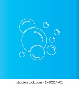 Bubble  icon vector illustration design template