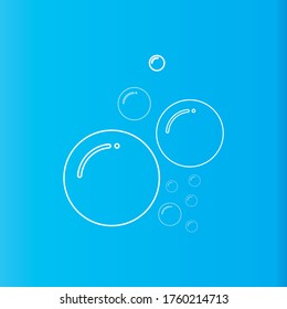 Bubble  icon vector illustration design template