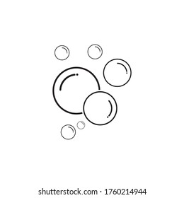 Bubble  icon vector illustration design template
