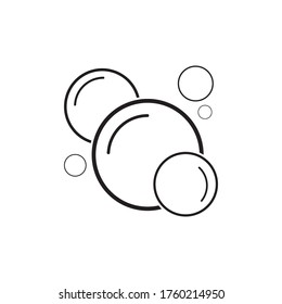 Bubble  icon vector illustration design template