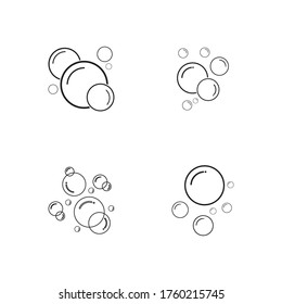 Bubble  icon vector illustration design template