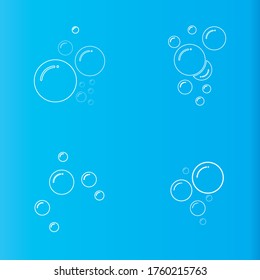 Bubble  icon vector illustration design template