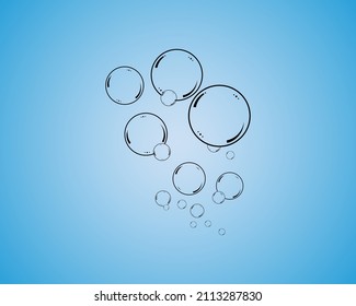 Bubble icon vector illustration design template 