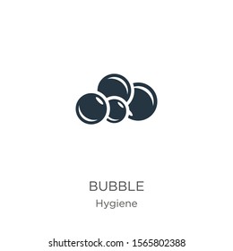 Bubble icon vector. Trendy flat bubble icon from hygiene collection isolated on white background. Vector illustration can be used for web and mobile graphic design, logo, eps10