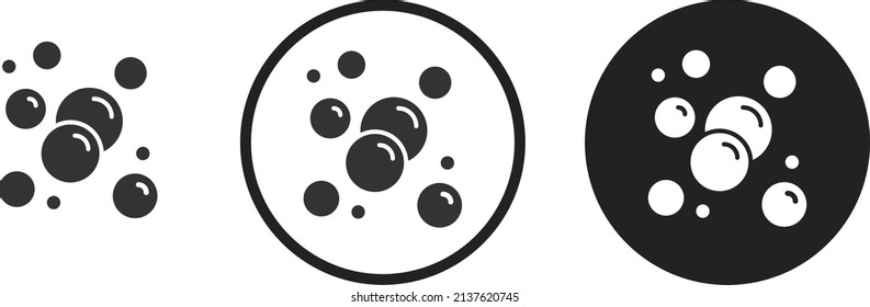 Bubble icon . web icon set .vector illustration