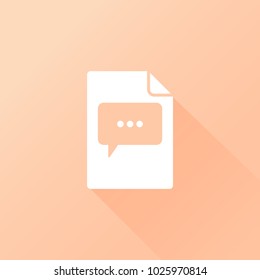 bubble icon. web sign