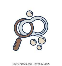 bubble icons isolated on White Background. Flat style design