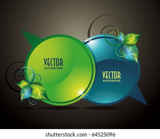 bubble with leaf