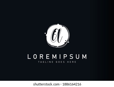 Bubble A letter logo design. illustration of abstract bubble A letter icon design. Vector design