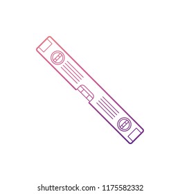 bubble level meter icon in Nolan style. One of Home repair tool collection icon can be used for UI, UX