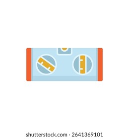 bubble level tool icon illustration