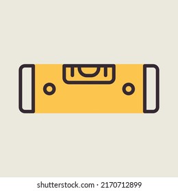 Bubble level vector icon. Construction, repair and building. Graph symbol for your web site design, logo, app, UI