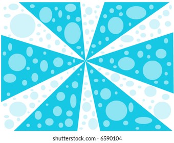 bubble lightburst illustration