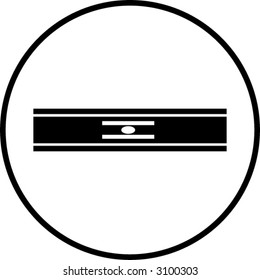 bubble line level symbol