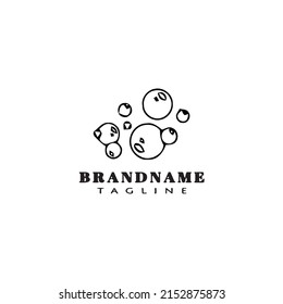 bubble logo icon design modern vector illustration