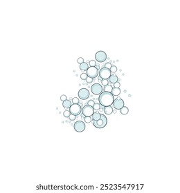 Diseño de Ilustración vectorial de icono de logotipo de burbuja
