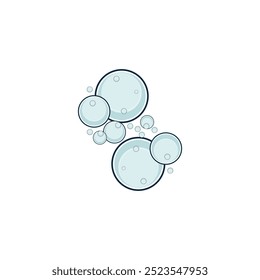 Diseño de Ilustración vectorial de icono de logotipo de burbuja