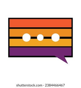 logotipo de burbuja e imágenes de símbolos