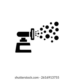 Bubble Machine with Stream of Bubbles Icon