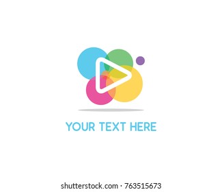 bubble media logo design