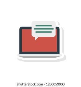 bubble  message  dialog  