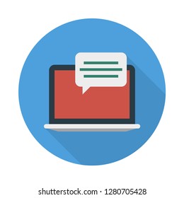 bubble  message  dialog  
