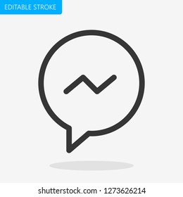 Facebook Messenger Icon High Res Stock Images Shutterstock