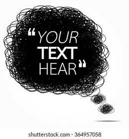 Bubble Message for Quotes Background