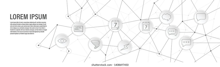 bubble messages icon. From Web set