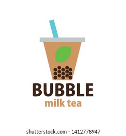bubble milk tea image logo icon