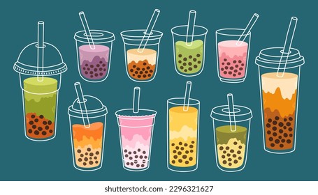 https://image.shutterstock.com/image-vector/bubble-milk-tea-set-tapioca-260nw-2296321627.jpg
