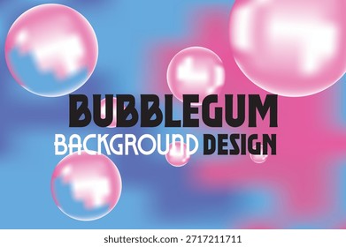 Ilustrador de diseño de fondo brillante de neón de burbuja
