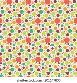 Bubble pattern. Vector illustration
