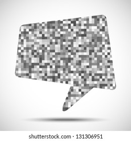 Bubble Pixel Texture, vector illustration