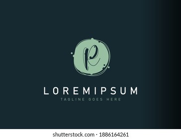 Bubble R letter logo design. illustration of abstract bubble R letter icon design. Vector design